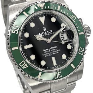 Rolex Submariner Starbucks 41mm SS Green Ceramic Bezel Black Dial Bracelet Auto Men Watch