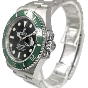 Rolex Submariner Starbucks 41mm SS Green Ceramic Bezel Black Dial Bracelet Auto Men Watch