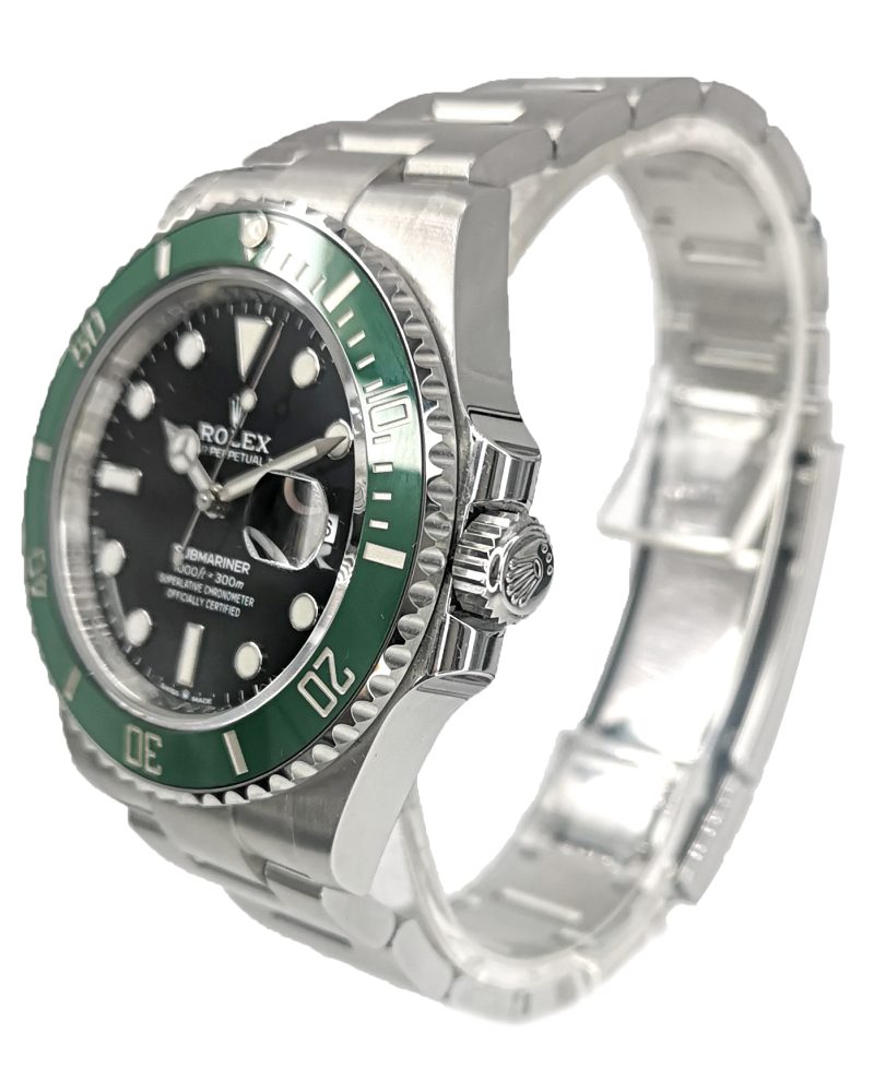 Rolex Submariner Starbucks 41mm SS Green Ceramic Bezel Black Dial Bracelet Auto Men Watch